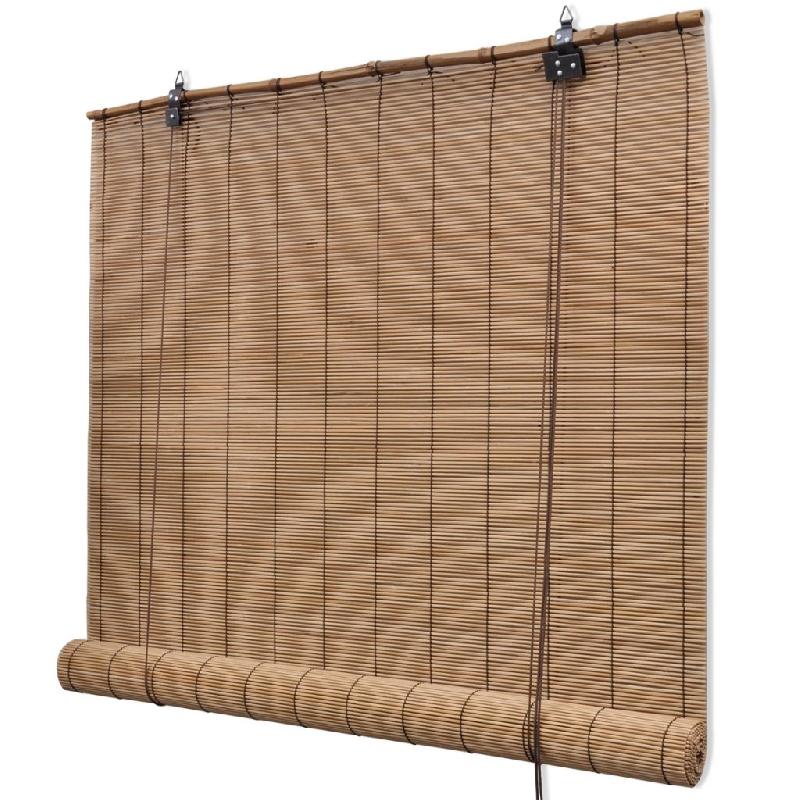 STORE ENROULEUR BAMBOU BRUN 150 X 220 CM FENÊTRE RIDEAU PARE-VUE VOLET ROULANT 4102150_0