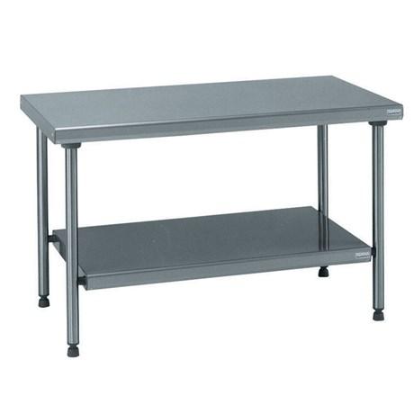 TABLE INOX CENTRALE 140X70 CM