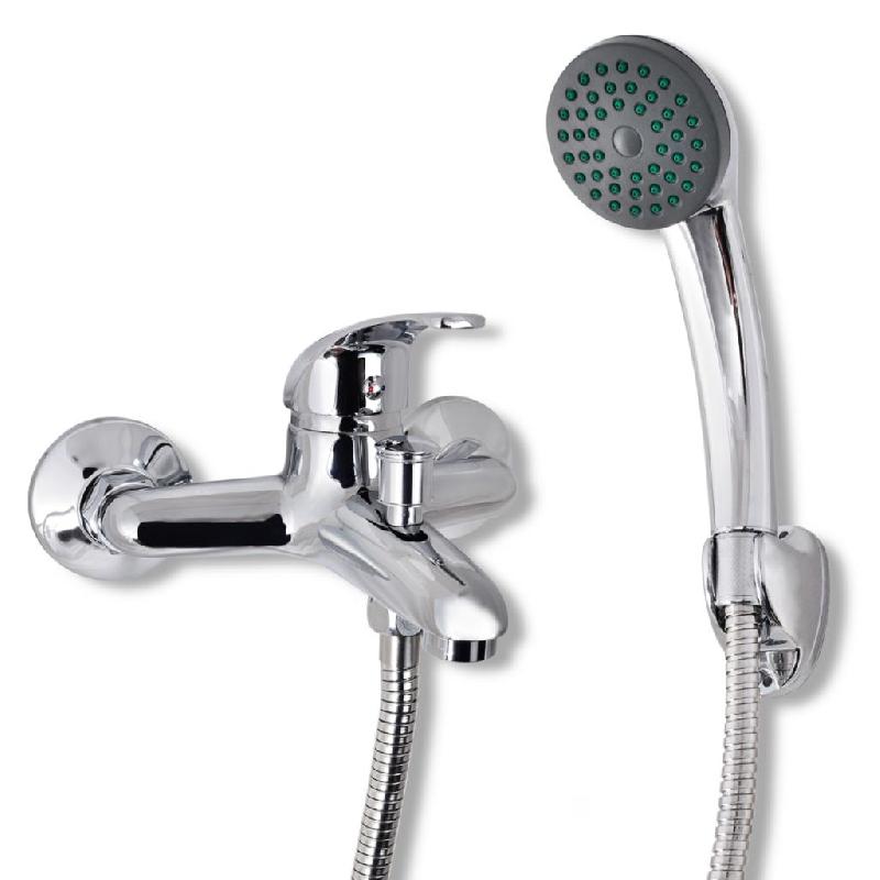 Vidaxl kit de de douche chrome