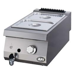 Bain-marie gaz - Série 900 - BMP9G40 - 400 mm - 2 bacs GN 2/3 - 2 kW_0