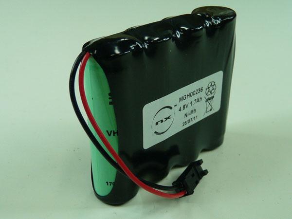 BATTERIE NIMH 4X AA 4S1P ST1 4.8V 2000MAH HE14_0