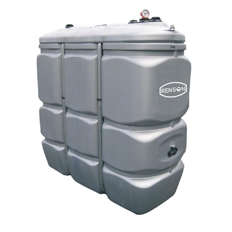 Cuve de stockage fuel fixe 1500 L pré-équipée - PEHD double parois - RENSON_0