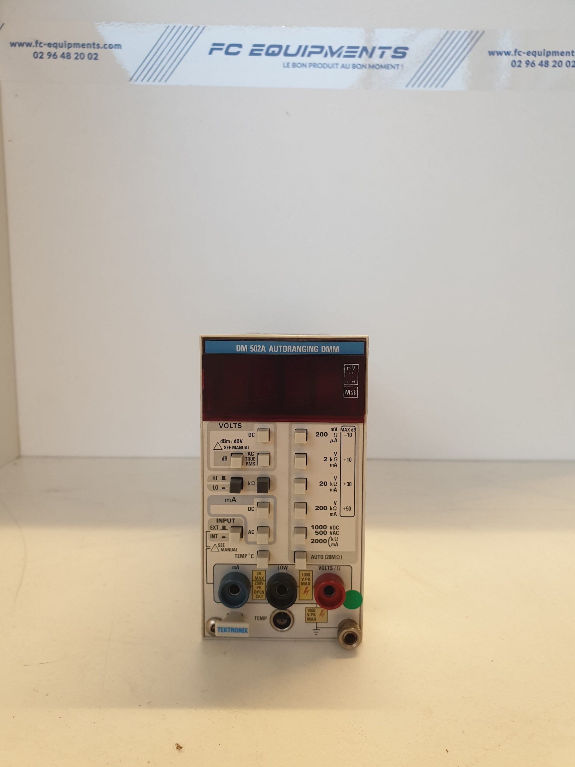 Multimètre numérique DM502A - Tektronix - Résolution 3.5 digits_0