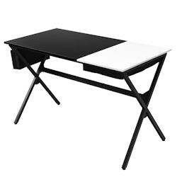 Helloshop26 - Bureau d'ordinateur de bureau 120cm  tiroir cubique sac de rangement latéral station de travail moderne et élégante 20_0004834 - 3000_0