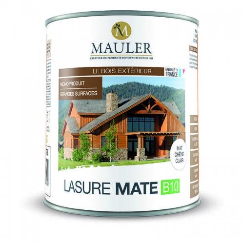 LASURE MATE B10 MAT INCOLORE -PROTÈGE ET DÉCORE BARDAGE BOIS EXTÉRIEUR - 5L MAULER