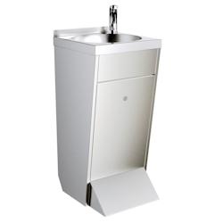 Lavabo à main avec détecteur électronique - 400x440x850 mm - 202E0031 Eurast - inox 202E0031_0