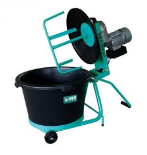 Mix 60 P - Malaxeur électrique compact horizontal - IMER - 60 litres - Pour petits chantiers et rénovation_1
