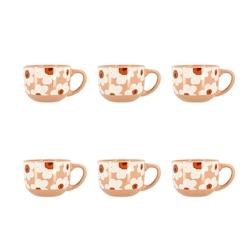 Novastyl - Lot 6 Jumbo Marguerite 45cl En Gres Terracotta - 3256391046210_0
