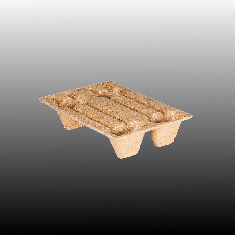 Palette en bois moulé légère, solide et emboîtable pour l'exportation - Charge 250 kg - 400x800 mm ou 400x600 mm - 0pbm0406_0