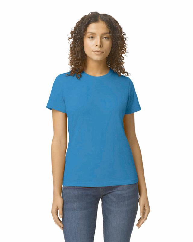 T-shirt femme softstyle midweight - 100% coton ring-spun - Réf: GI65000L_0