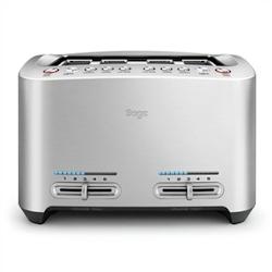 The Smart Toast 4 tranches   -  Argent Rectangle Inox Sage 30.2x27.7 cm - argenté inox STA845BAL2EEU1_0