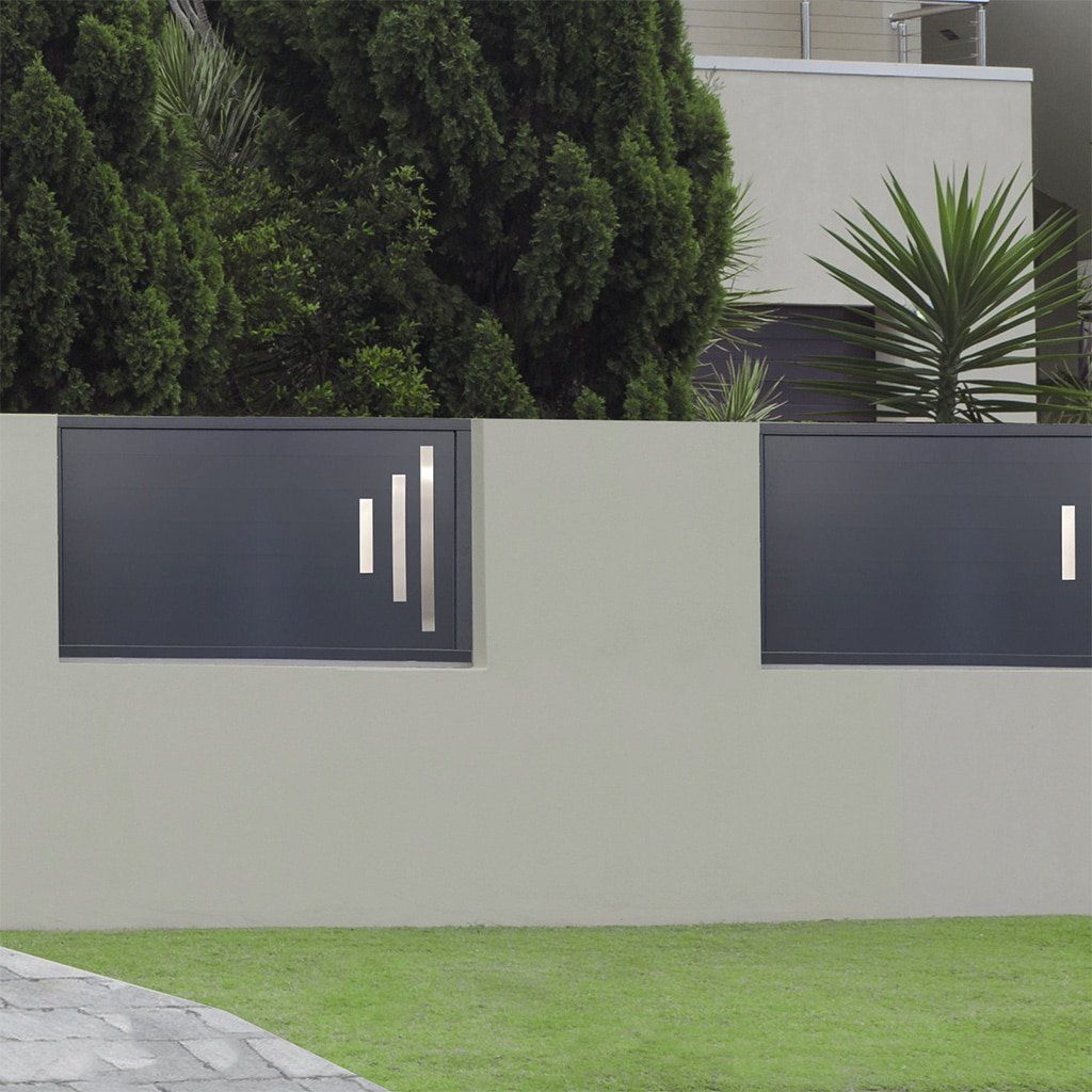 Tignes - clôture en aluminium - 123 PVC ALU - thermolaquage - design épuré et personnalisable_0