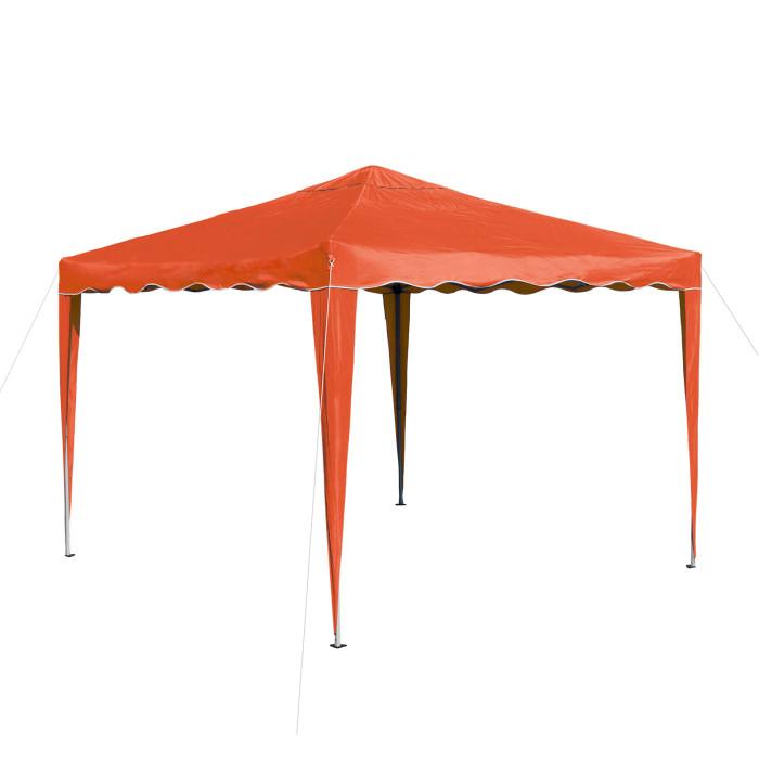 Tonnelle pliante / pavillon pliable 3x3 m   couleur terracotta*_0