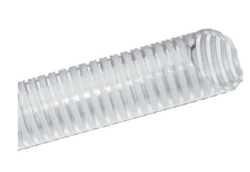 Tuyau annelé alimentaire en PVC - diamètre intérieur 80 mm - 3 bars max_0