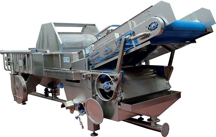 Venezia - laveuse industrielle alimentaire Turatti - barbotage à double action avec réglage des paramètres de lavage_0