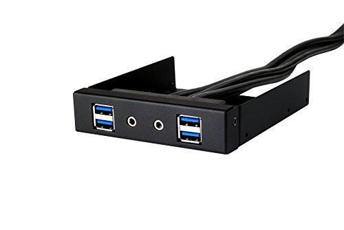 SILVERSTONE SST-FP32B-E - Panneau frontal 3.5 pouces en aluminium avec hub USB 3.0 et audio HD_0
