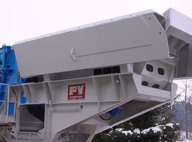 Alimentateur précribleur vibrant compact - LC Constructeur - variation de débit de 20 à 1 200 T/h_0