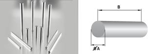 Aimant AlNiCo - bâtonnet aimanté cylindrique sur mesure - longueur jusqu'à 150mm_0