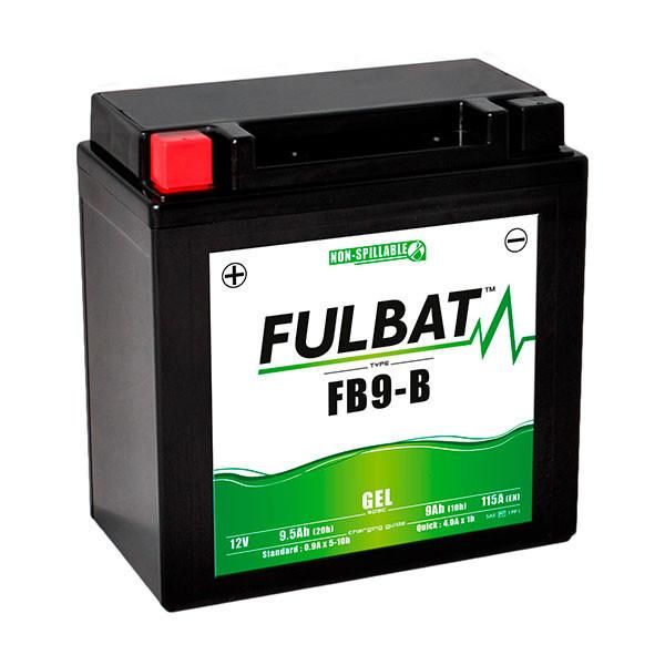 BATTERIE MOTO GEL FB9-B/ YB9-B/ 12N9-4B-1 12V 9AH_0