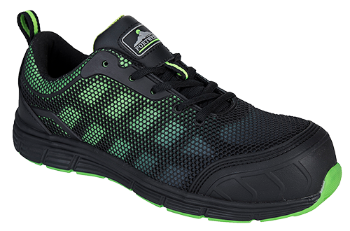 Chaussure basse portwest compositelite ogwen s1p noir vert ft35, 36_0