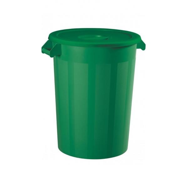 Collecteur alimentaire 100 litres - Pratik Vert - Polyéthylène haute densité ou polypropylène - Marque Rolléco_0