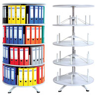 Colonne de classement rotative pour 96 classeurs_0