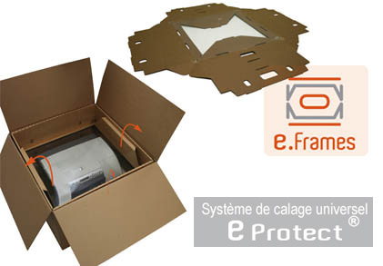 Ensemble de calage - E. Frames - protection et calage sur mesure - recyclable et compatible avec formes complexes_0