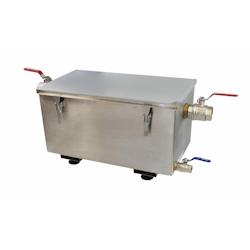 EQUIPEMENT DIRECT Bac à graisse inox 42 L - 100 couverts - avec panier et pieds réglables - 3701188004398_0