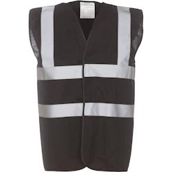 Gilet haute visibilité YOKO noir T.L Yoko - L noir polyester 6933883202640_0