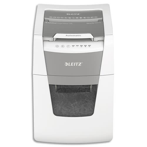 Leitz destructeur de documents iq auto+ small office p-4 coupe micro, 4x28mm, 100 feuilles, 34 l 80110000_0