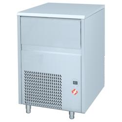 Machine à glaçons solides 37 kg/jour capacité 15 kgs - 500x585x685 mm - 700 W 230/1V - 78200G08 Eurast - gris inox 78200G08_0