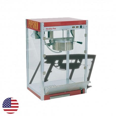 Machine à pop-corn professionnelle Thrifty Pop 8 Sofraca - 4kg/heure - Aluminium, téflon et résistance maintien chaud_0