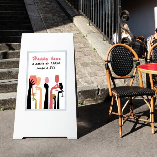 Stop trottoir pour restaurant