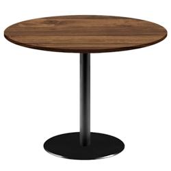 Restootab - Table Ø120cm - modèle Rome chêne hunton - marron fonte 3760371519743_0