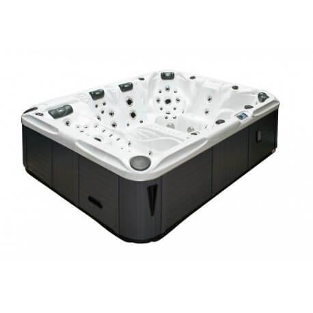 THE ECSTATIC WAVE - spa-jacuzzi portable 7 places - 5 assises - 2 allongées - 305 x 228 x 91 cm - lit de lévitation exclusif et 110 jets thérapeutiques_0
