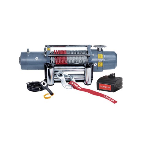 Treuil industriel - commande filaire 3.7m - capacité maxi 4000 kg - Come Up DV 9 24V avec 30m câble 8.3mm_0
