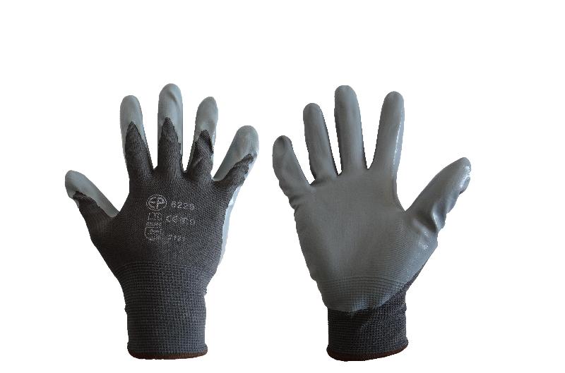 10 paires de gants CE polyamide enduction nitrile - GPANTGR-MB05/REU_0