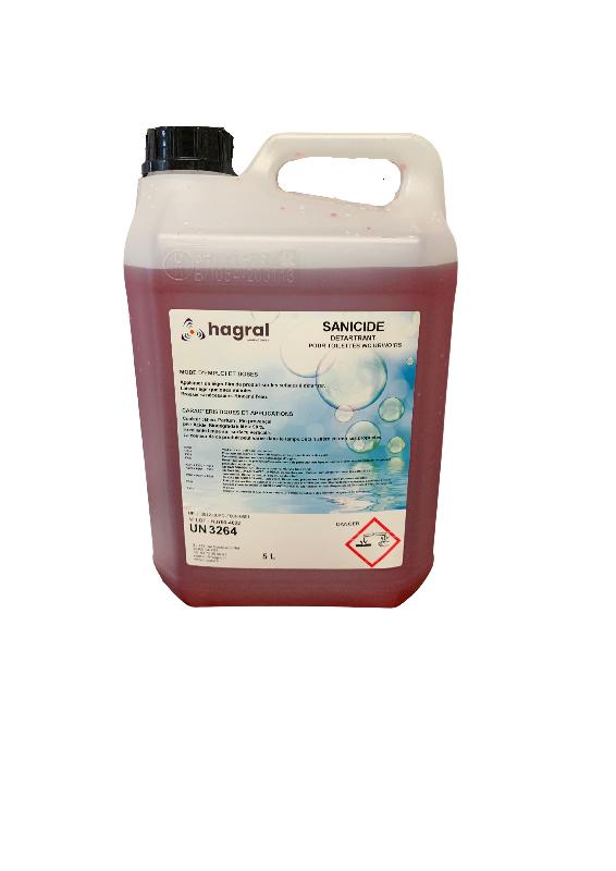 Bidon de 5 litres détartrant alimentaire Sanicide - DTTAL-HG01_0