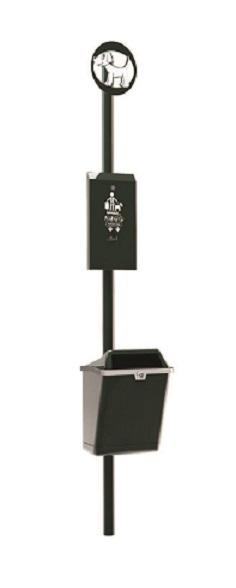 Caniborne avec corbeille acier galvanisé 2500 sacs offerts_0