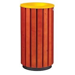 Rossignol - Corbeille tête entonnoir 80L ZENO ACCES - jaune - jaune Bois manufacturé 57605_0