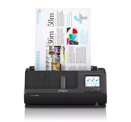 Epson ES-C380W Chargeur automatique de documents + Scanner à  feuille 600 x 600 DPI A4 Noir_0
