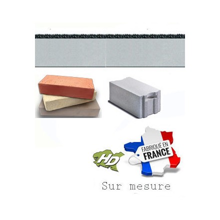 Lame de scie à ruban concrétion carbure 1400x10 mm - Épaisseur 0,65 mm - Pour céramique, pierre et brique_0