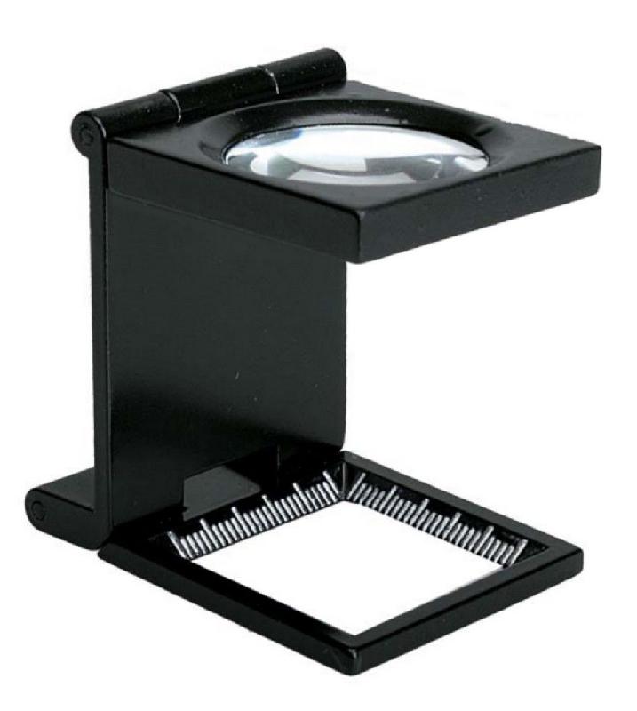 Loupe 8x - Compte fils avec réticule #7550G - Caractéristiques techniques incluses_0