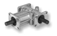 Réducteur renvoi d'angle compact RL - Aluminium monobloc - Engrenages hélicoïdaux en acier traité_0