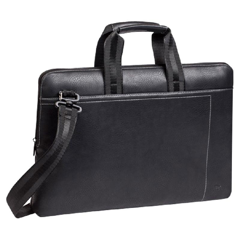 SAC DE TRANSPORT RIVACASE HOUSSE BUSINESS SLIM 15,6 CUIR NOIR