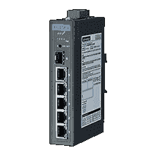 Switch Rail DIN industriel 5 ports 1GB PoE + 1GB SFP - Référence: EKI-2706G-1GFP-AE_0