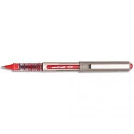 UNIBALL STYLO ROLLER POINTE MÉTAL FINE ENCRE LIQUIDE ROUGE UNI MITSUBISHI UNI BALL EYE UB 157