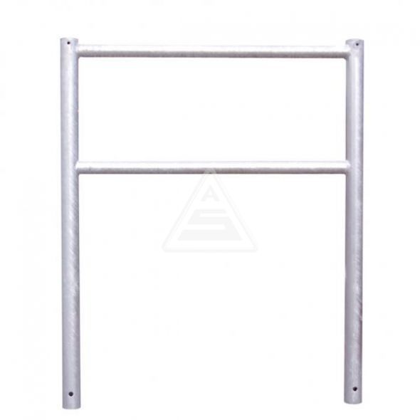 Arceau urbain 422_60B - Schake - acier Ø 60 x 2,5 mm avec tubes transversaux Ø 42 x 2,5 mm_0