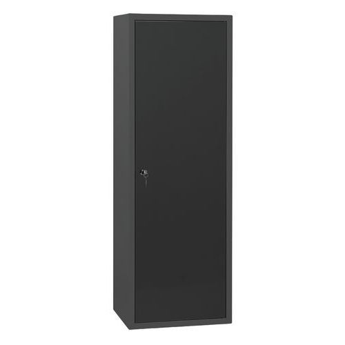 ARMOIRE PENDERIE L600 CORPS ANTHRACITE PORTES ANTHRACITE 7016
