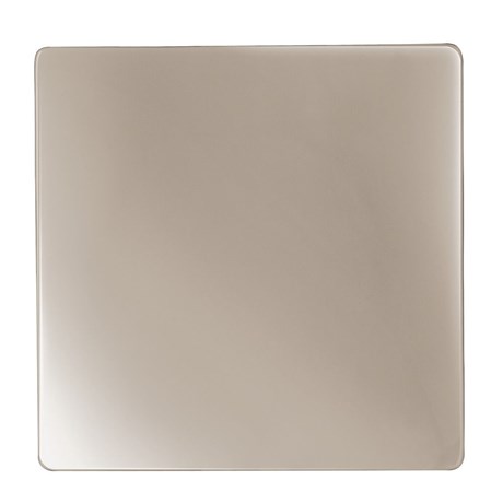 ASSIETTE PURITY GRANDS CHEFS TAUPE 28 X 28 CM (VENDU PAR 6)